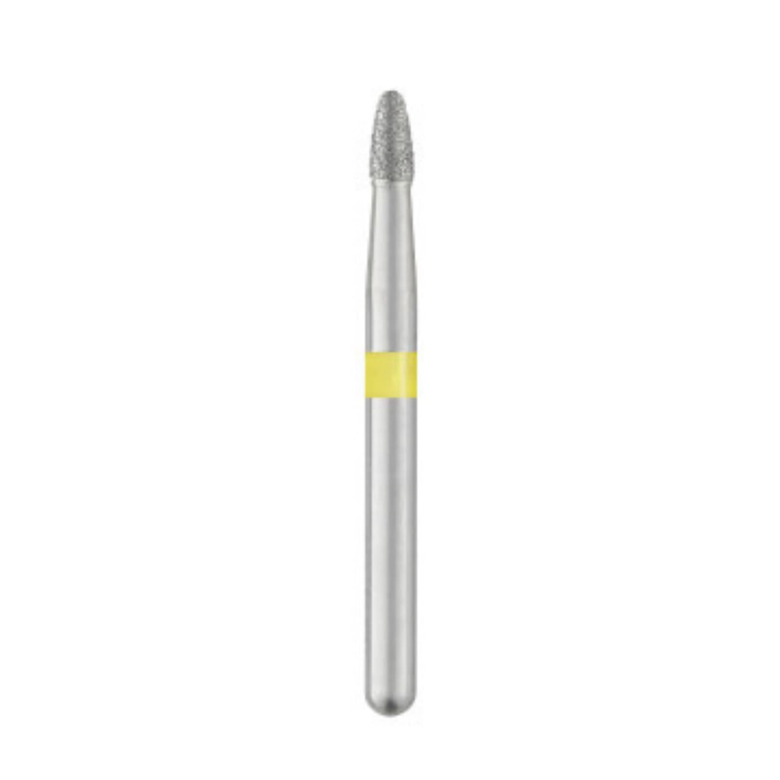 SS White Piranha Single-Patient-Use Diamond Bur, FG, Very Fine Grit, Football Shape, 390-014VF, 25/Pk - 390-014Vf FG Football Piranha Diamond (25) - Image 1