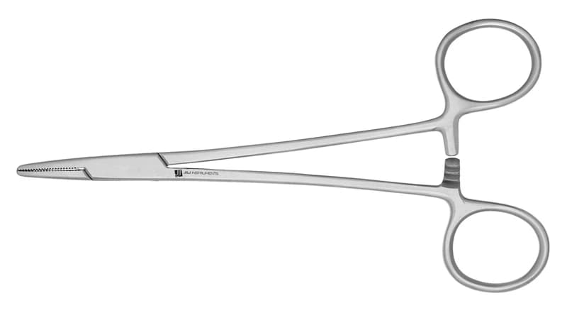 Mayo-Hegar Needle Holder, 6 inch, Stainless Steel, Serrated Jaws, Ratchet Lock - Mayo-Hegar Needle Holder 6'' - Image 1