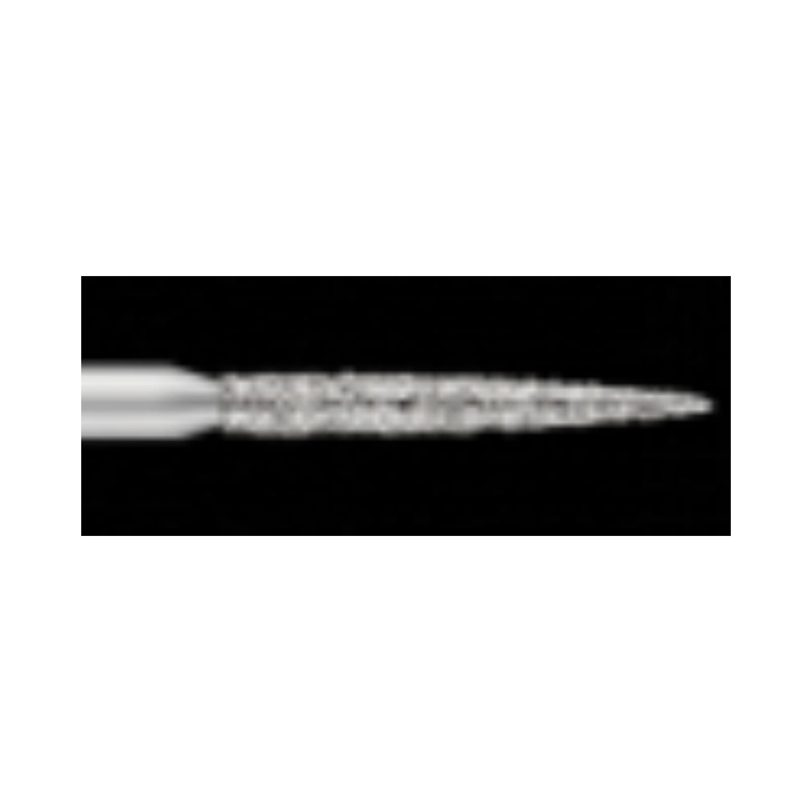 SS White Piranha Single-Use Diamond Bur, Fine Grit, Flame Shape, Friction Grip, #863-014F, 25/Pk thumbnail 2