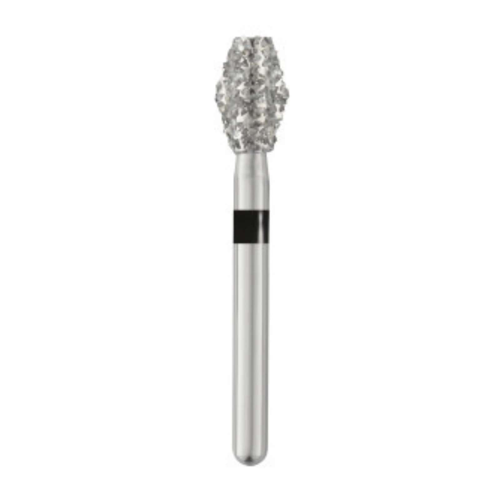 Piranha Diamond Single-Use Burs, FG, Barrel, # 811-033, 3.3 mm, Super Coarse, Black, 25/Pk, 811-033SC thumbnail 3