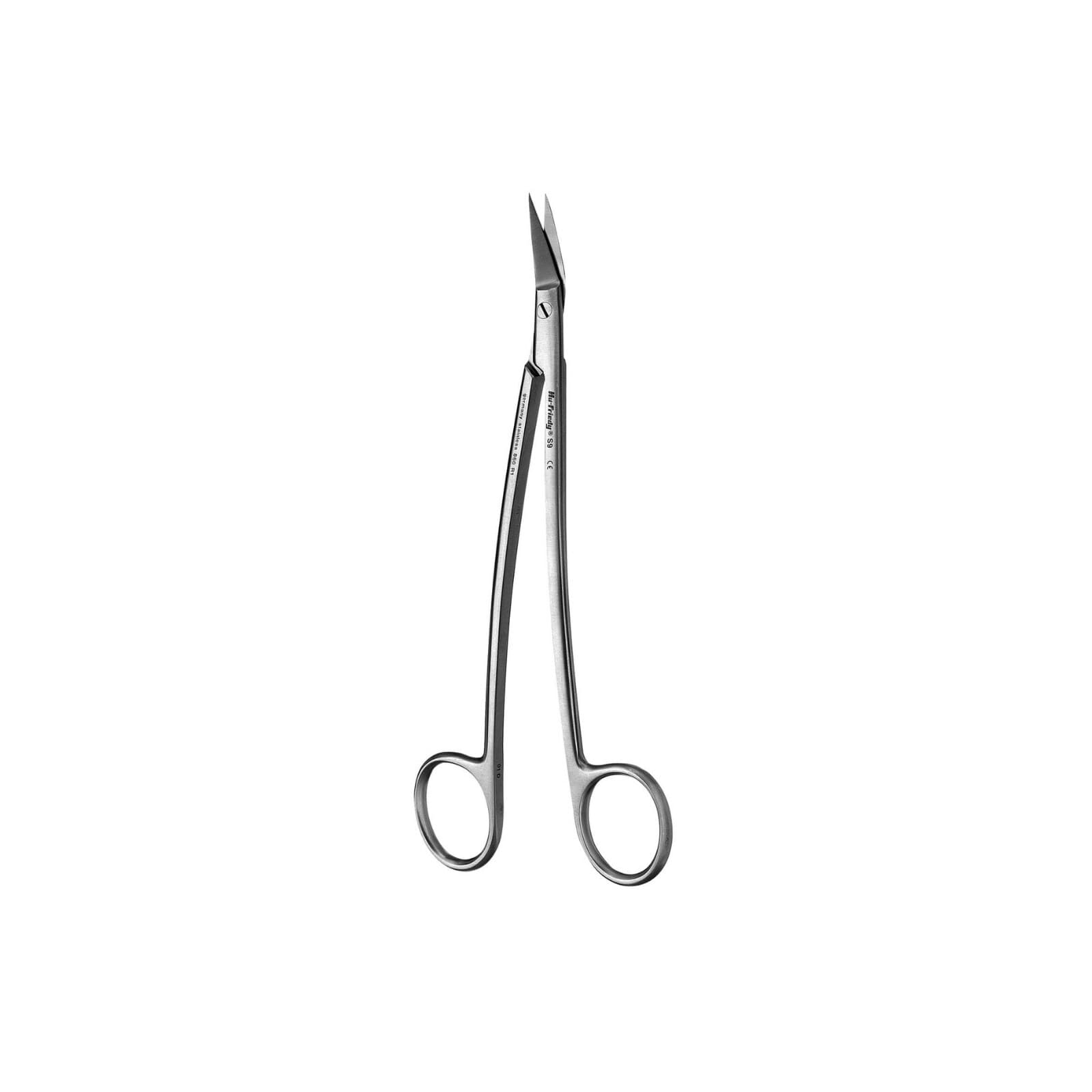 Hu-Friedy 9 Dean Surgical Scissors, 6.5" (16.5 cm), One Serrated Blade, Stainless Steel, S9 thumbnail 3