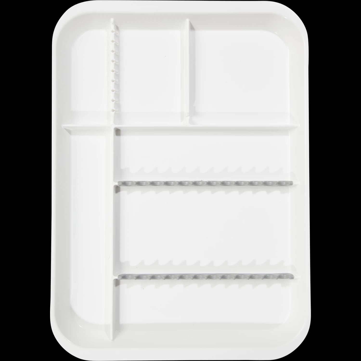 Zirc B-Lok Divided Setup Tray, White, Size B, 13-3/8" x 9-5/8" x 7/8", 1/Pk, 20Z451A thumbnail 3