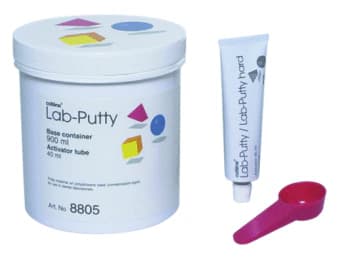 Coltene Lab-Putty Standard Kit, Polysiloxane Modeling Material, 900 ml Base & 40 ml Activator, 1 Kit, #8805 thumbnail 2