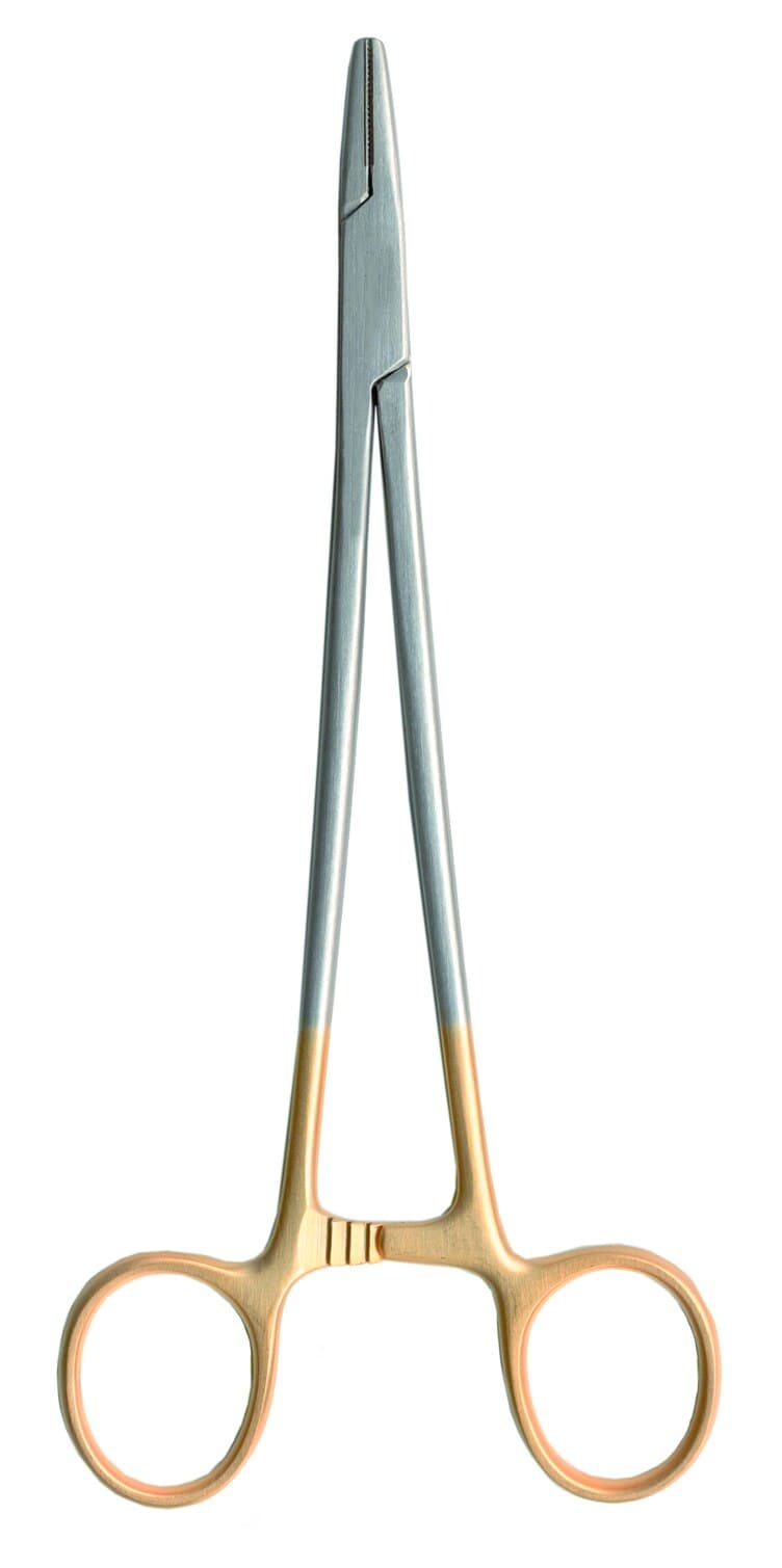 A. Titan Instruments Mayo-Hegar Needle Holder, 7", Carbide Tip, Tungsten-Carbide Inserts, 1/Pk, M7 thumbnail 3