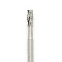 SS White RA #560 Carbide Bur, Straight Fissure, Flat End Crosscut, 1.6 mm Diameter, 4.5 mm Length, Right-Angle Latch, 10/Pkg thumbnail 2