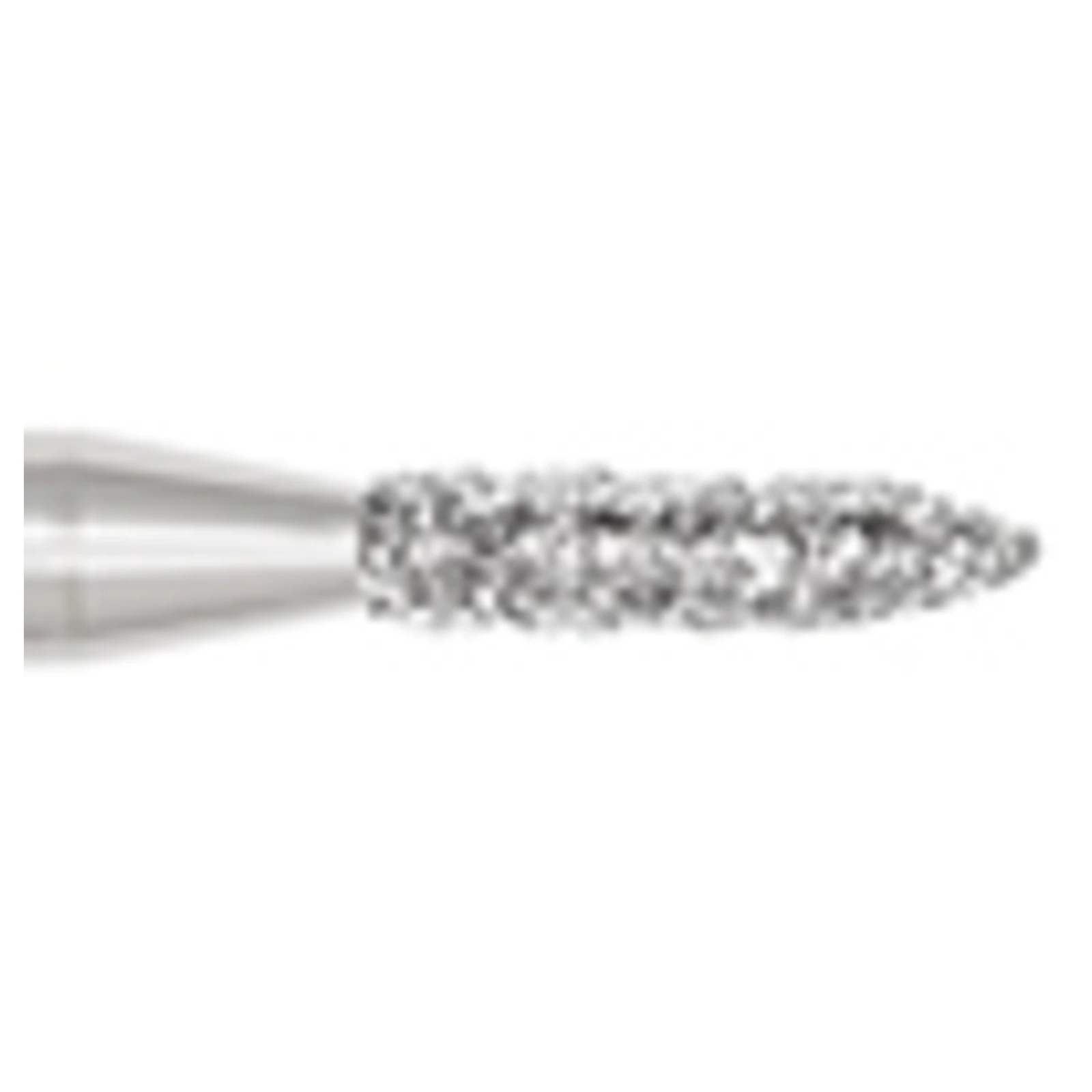 SS White Revelation Diamond Bur, Ultra Fine, Flame Shape, Friction Grip, #860-012-UF, 1.2 mm Diameter, 5/Pkg - Revelation Diamond UF860-012 5/Pk - Image 1