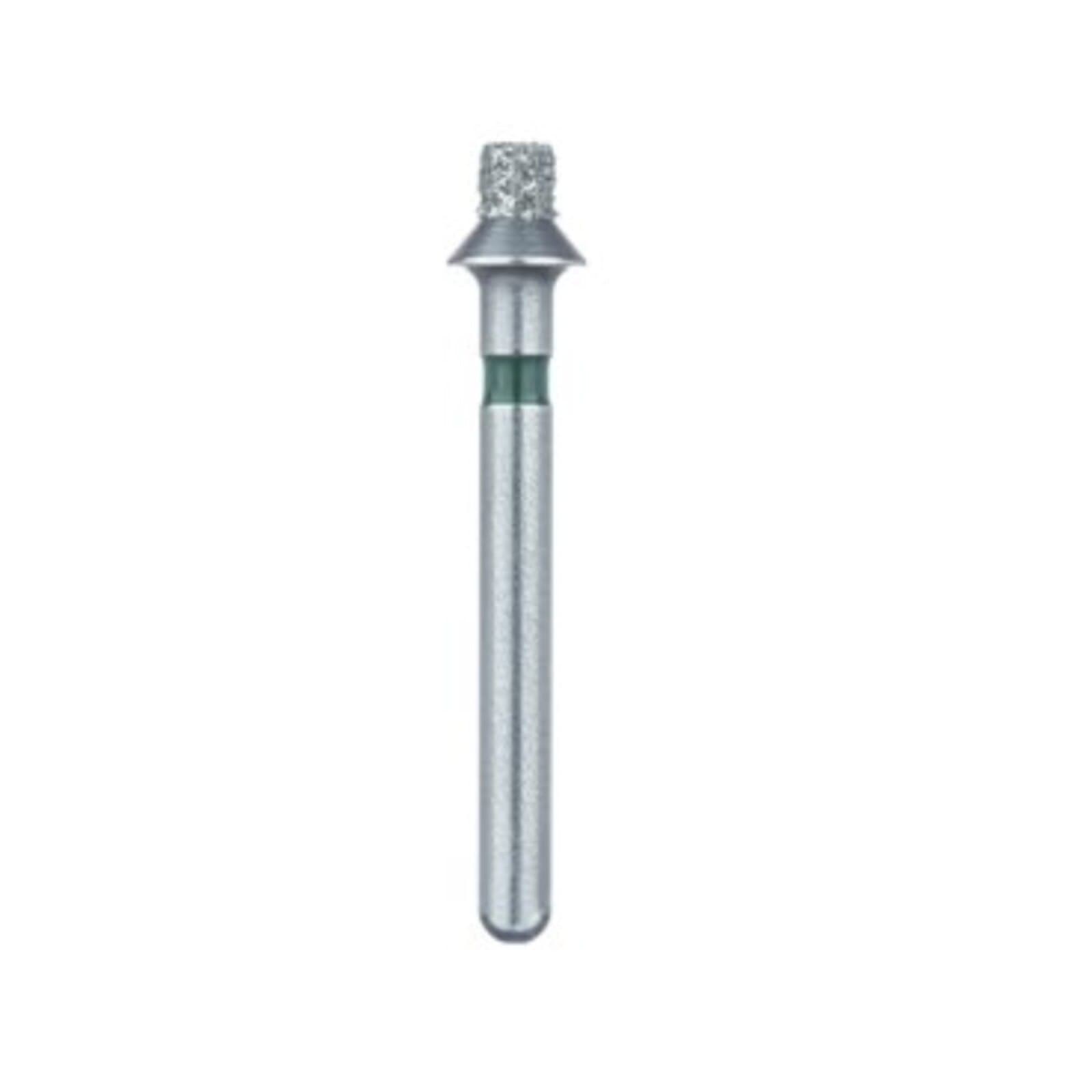 Meisinger Occlusal Reduction Diamond Bur, Friction Grip, Coarse, 1.7 mm Head, 1.5 mm Depth, 828G-017-FG, 5/Pk thumbnail 4