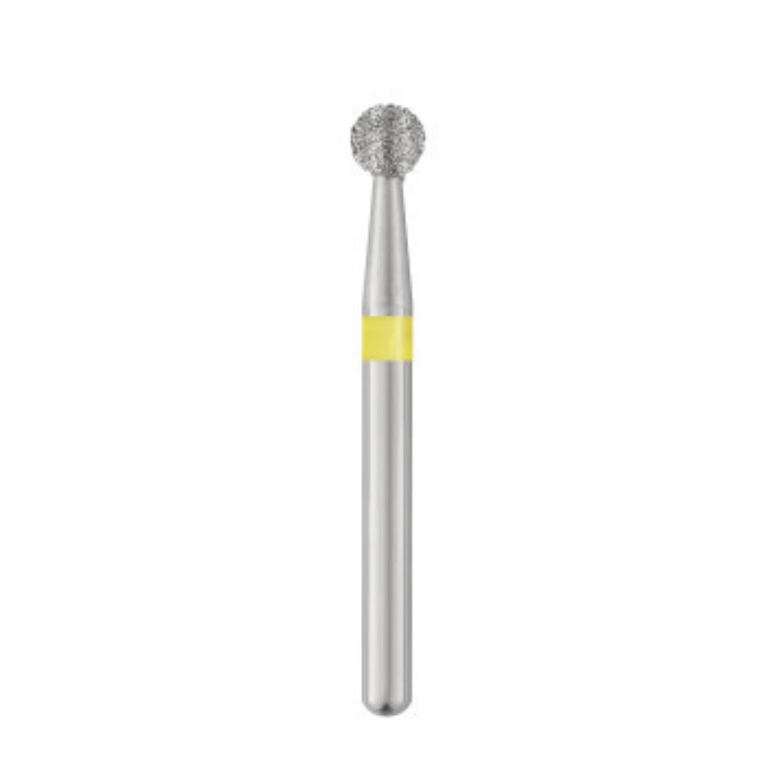 SS White Piranha Single-Use Diamond Bur, Round, Very Fine Grit, Friction Grip, #801-023VF, 25/Pk thumbnail 2