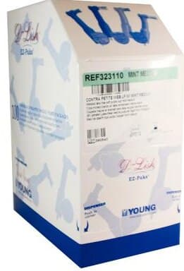 D-Lish EZ-Paks Prophy Paste & Disposable Contra Angle, Latex-Free, Medium Grit, Mint, Petite Web, 100/Pkg, 323110 thumbnail 2