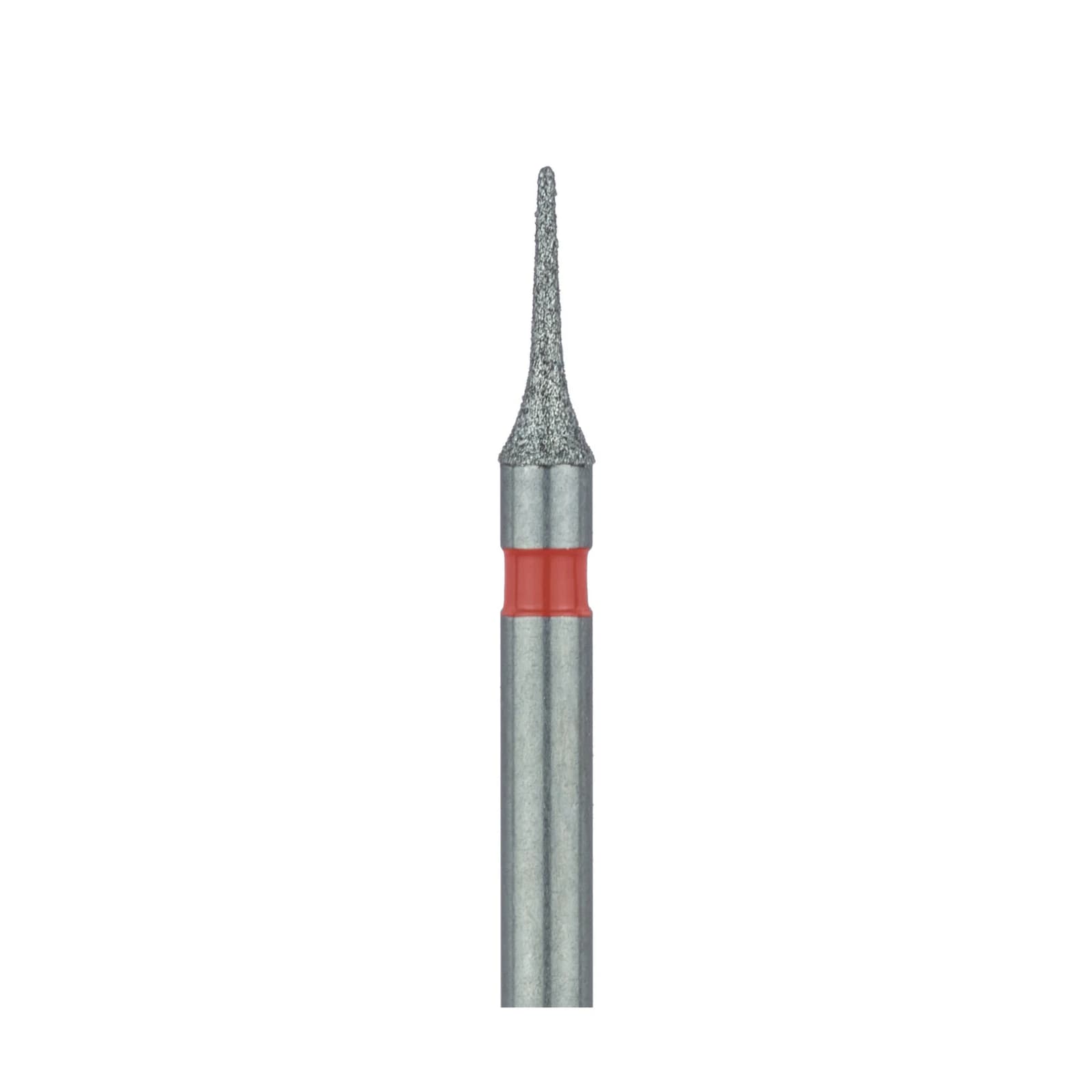 Meisinger Multi-Use Diamond Bur, Friction Grip, Interproximal, Mosquito Shape, 820F, 1.6 mm Head, Fine Grit, Red Ring, 5/Pk, 820F-016-FG thumbnail 4