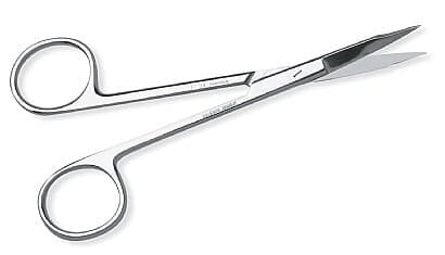 Hu-Friedy Suture Scissors, Standard Series, #13S, 4-3/4" (12 cm), Straight, Stainless Steel, 1/Pk, S13S thumbnail 3