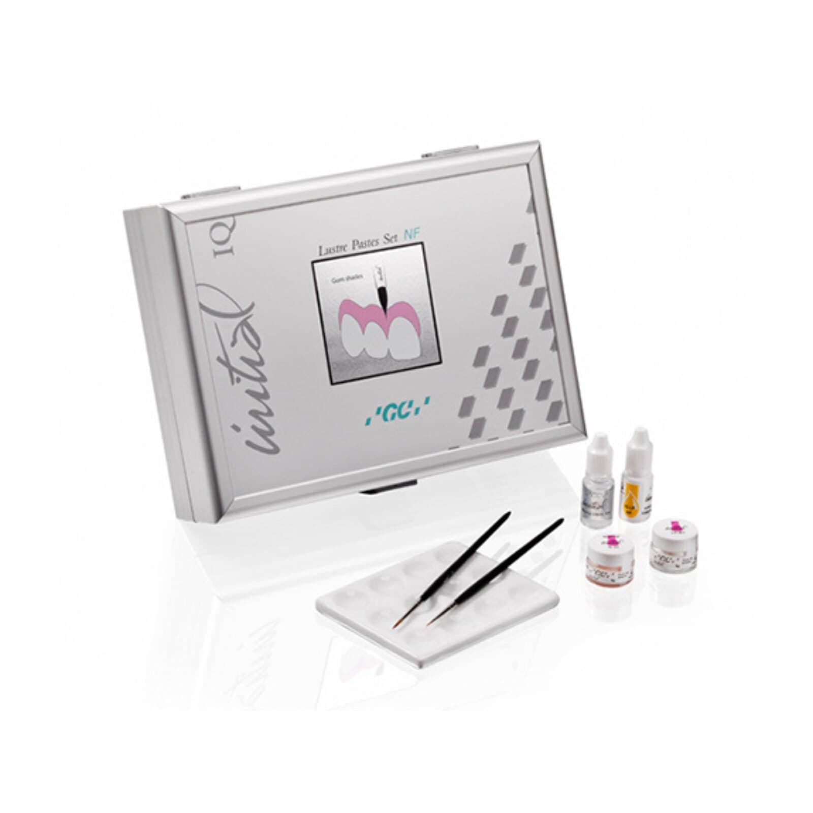 GC Initial IQ Lustre Pastes NF Gum Shade G-35, One Body Concept, 4g Jar - Initial IQ LP One Body Concept Gum Shade G-35 4g - Image 1