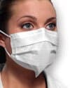 Crosstex Ultra Sensitive FogFree SecureFit Earloop Surgical Mask with Shield, ASTM Level 3, White, 25/Box, GCPWSSF thumbnail 9
