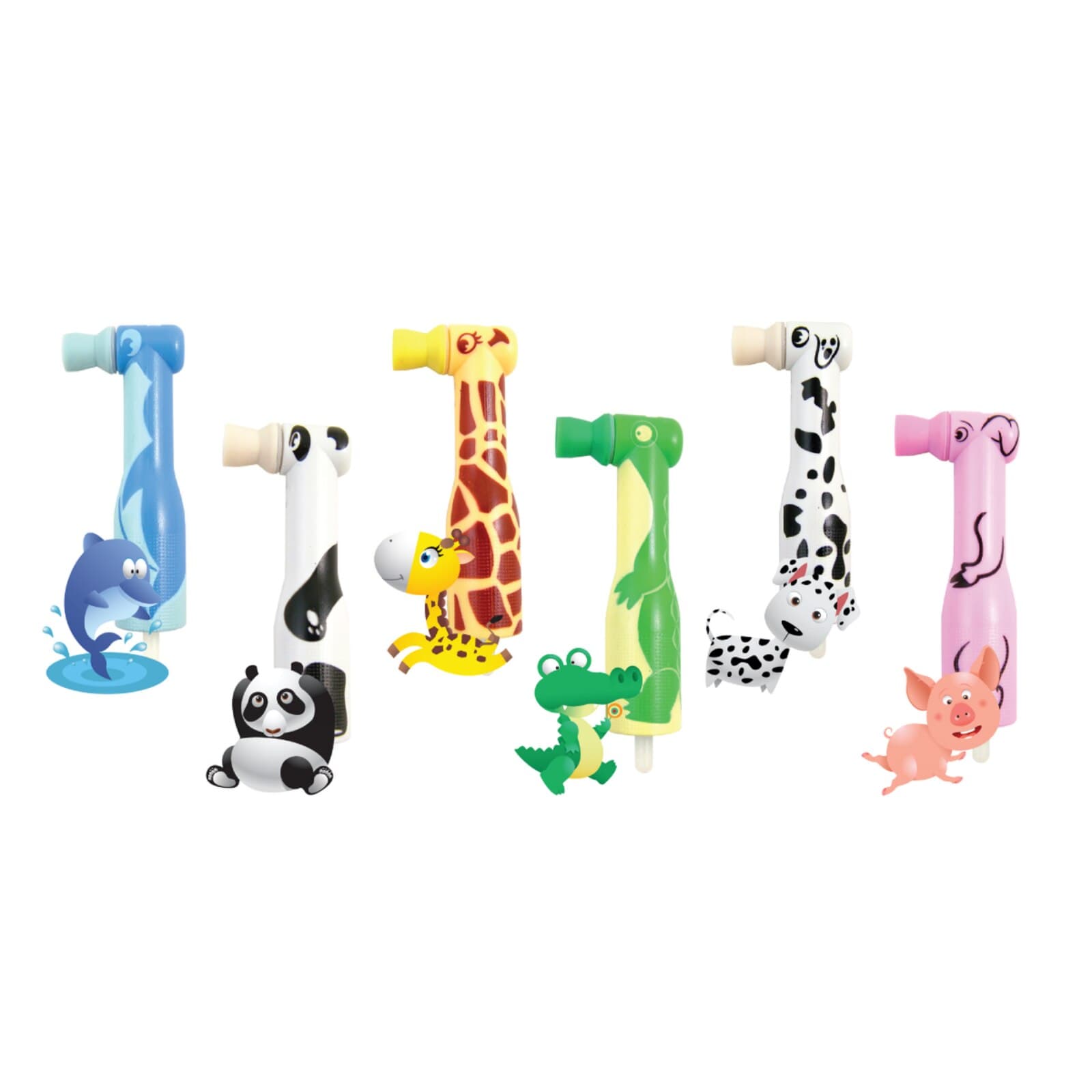 Pac-Dent FUNimals Disposable Prophy Angles, Soft Cup, Assorted, Latex-Free, 500/Box, 166-500A thumbnail 3