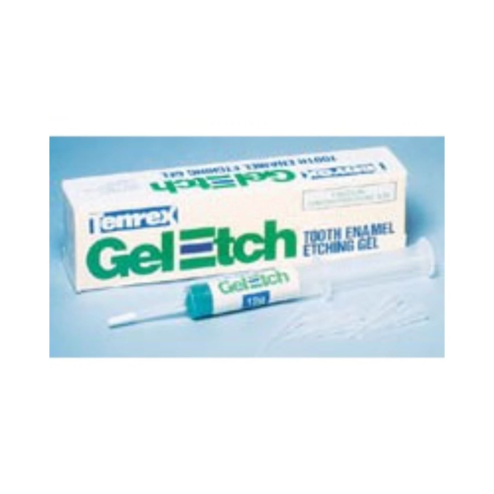 Temrex Gel-Etch 35% Phosphoric Acid Etching Gel Syringe Kit, 12 g with 25 Disposable Tips, Green, 6500 thumbnail 12