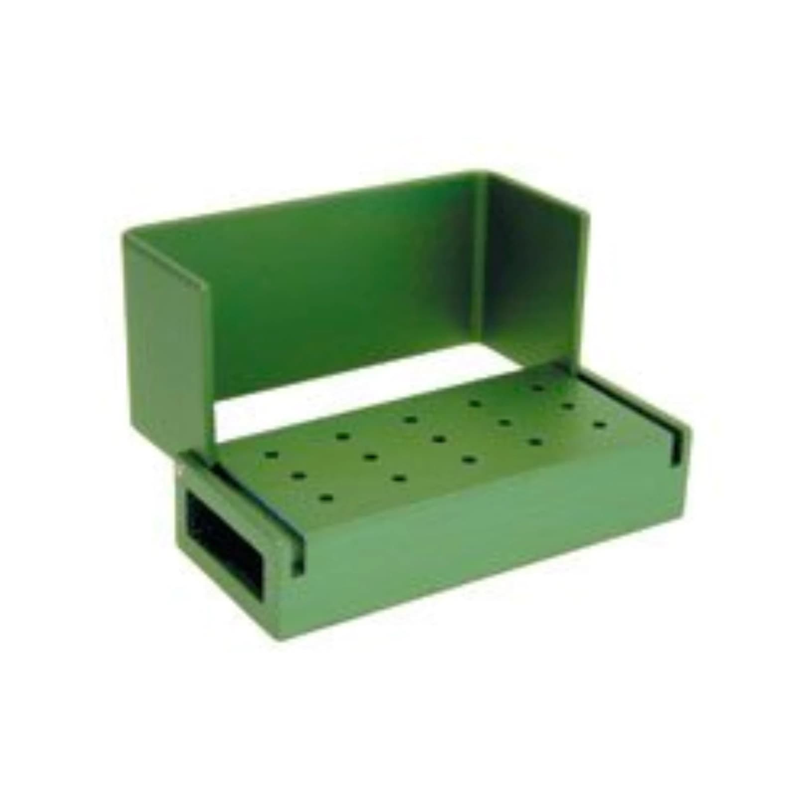 Kerr AXIS Bur Block Aluminum, 15 FG, Green, Anodized, Autoclavable, AB300-1T thumbnail 2