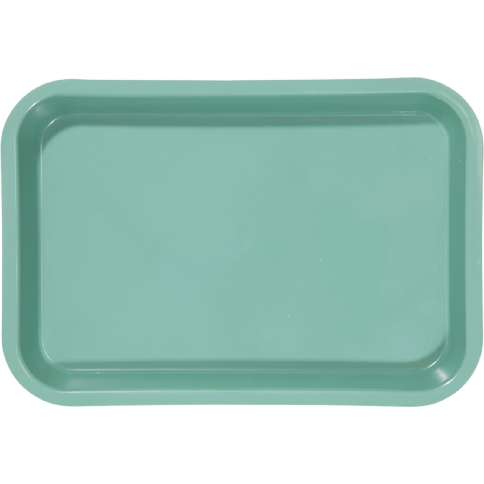 Zirc Mini Flat Setup Tray, Green, 9-3/8" x 6-3/8" x 7/8", 1/Pk, 20Z101D thumbnail 3