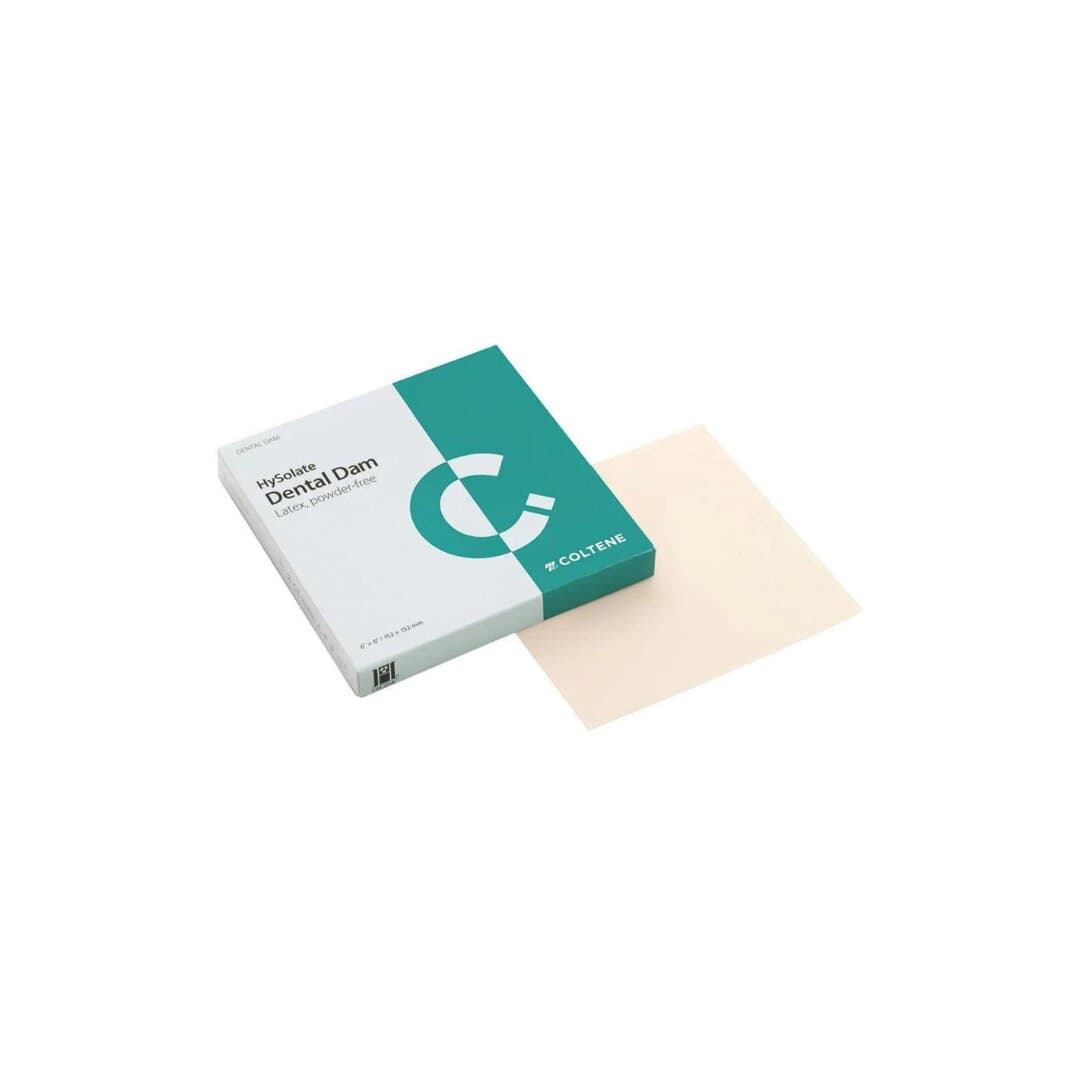 HySolate Latex Dental Dam, 5" x 5" (127 x 127 mm), Thin, Light, Powder-Free, Unflavored/Unscented, 52/Box, 60034424 thumbnail 2