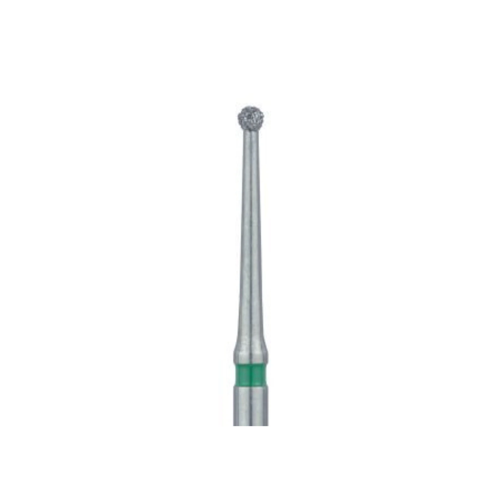 Meisinger 801LG-012-FG Coarse Diamond Bur, Long Round 1.2mm, Friction Grip, Multi-Use, 5/Pk thumbnail 3