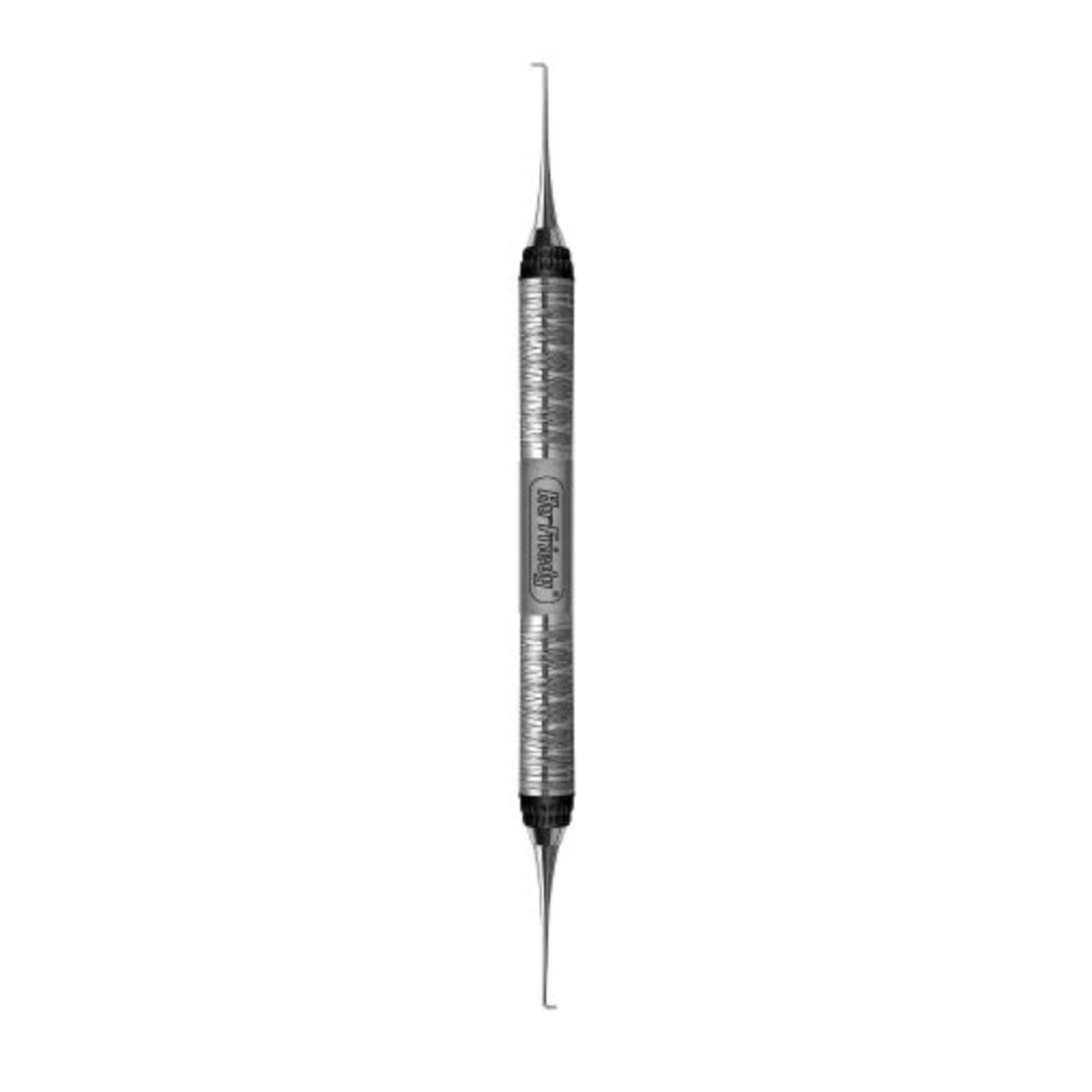 Hu-Friedy Morse 0/00 Sickle Scaler, Double End, #7 Satin Steel Colours Handle, SM0/007 thumbnail 2