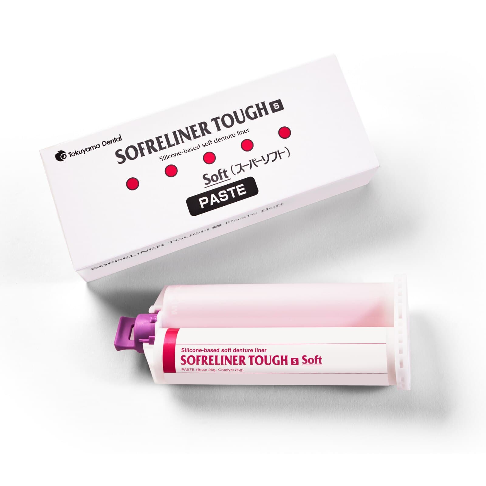Sofreliner Tough S (Soft) Chairside Denture Reline Material, Paste Cartridge Refill, 52 g, #23411 thumbnail 6