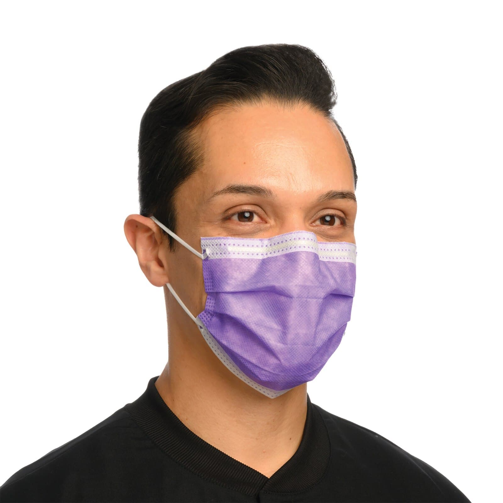 Isofluid SecureFit Earloop Surgical Face Mask, ASTM Level 1, Lavender, 50/Box, GCILVSF thumbnail 12