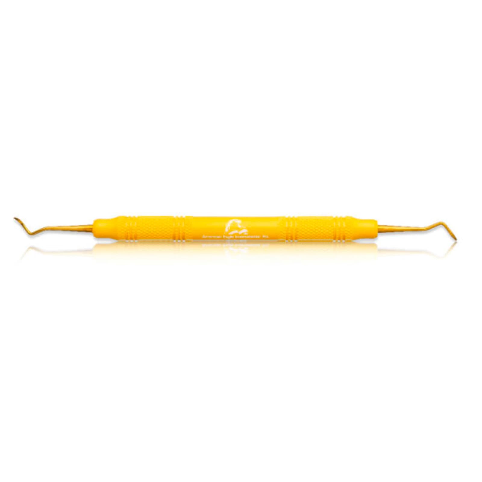 American Eagle XP Sickle Scaler, Double-Ended, #204S, Posterior, EagleLite Resin Handle, 3/8", Yellow, 1/Pk, AES204SXPX thumbnail 9