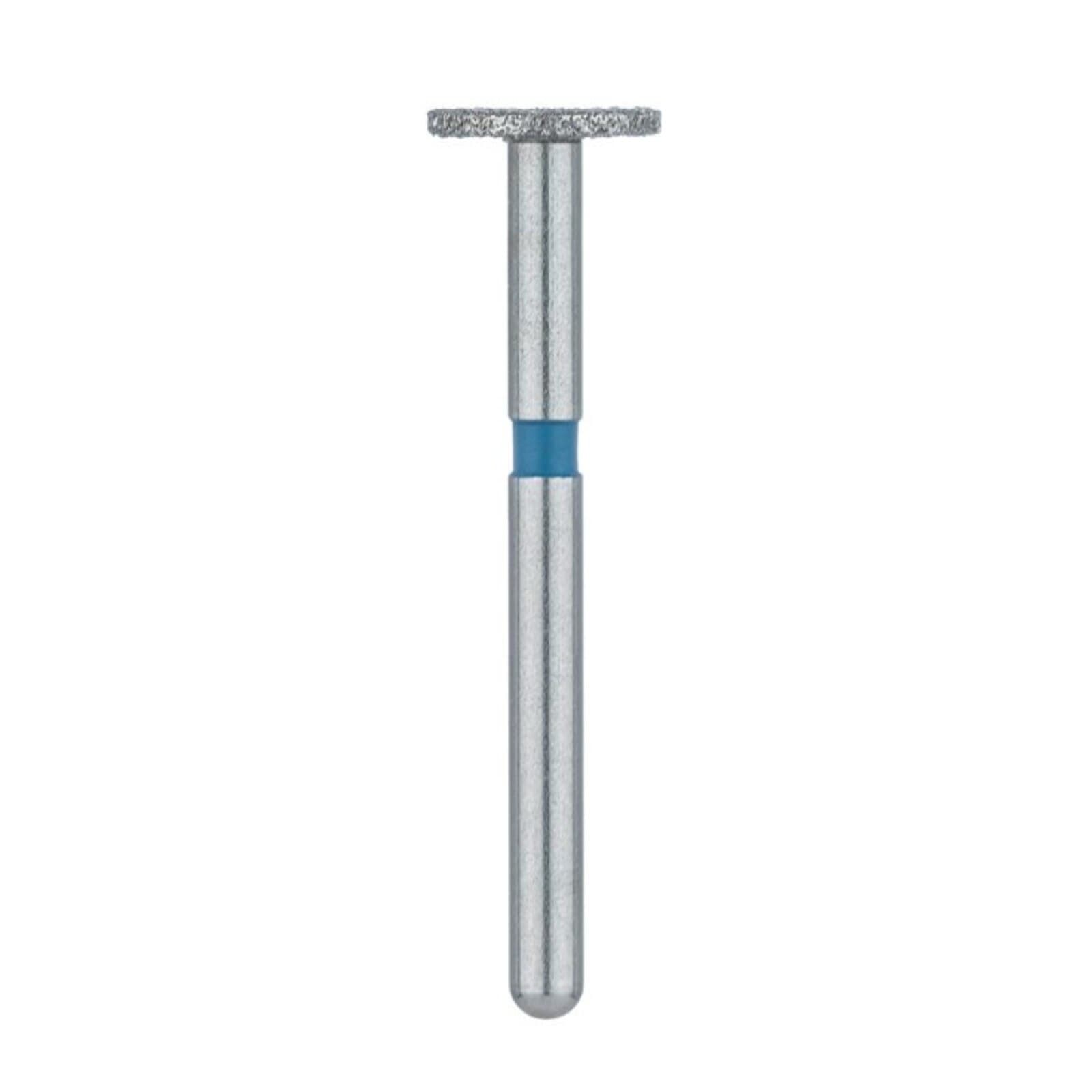 Meisinger 818-050-FG Medium Diamond Bur, Thin Wheel, Friction Grip, 5.0 mm Head Diameter, Blue Ring, 2/Pk thumbnail 3