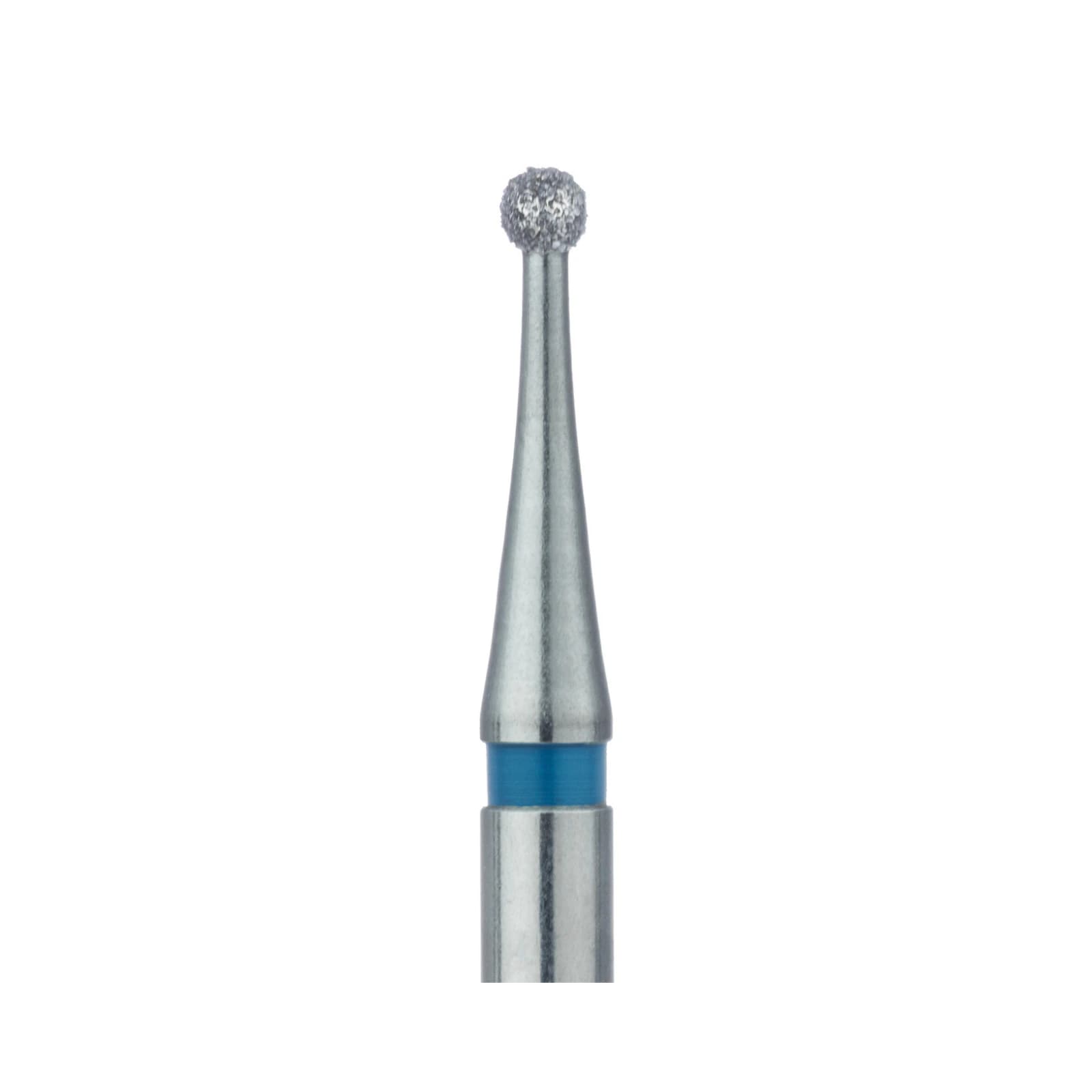 Meisinger Diamond Bur 801-016-RA, Round, Medium Grit, Blue Ring, Right Angle, 1.6 mm, Pack of 5 thumbnail 2