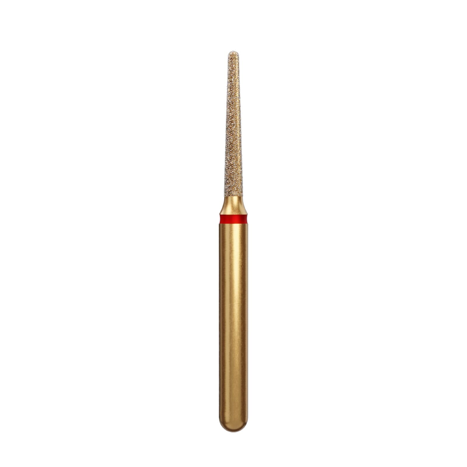 Alpen Multilayer Diamond Bur, FG, Tapered Round End, #856, 1.2 mm, Fine Grit, Red, 5/Pk, R856F012FG thumbnail 6