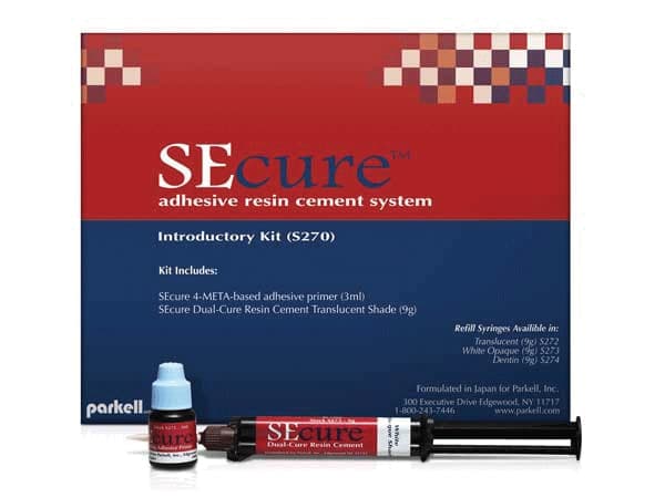 Parkell SEcure Dual-Cure Resin Cement, Translucent, 9g Syringe Refill with 10 Mixing Tips, S272 thumbnail 6