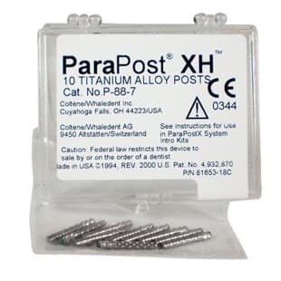 ParaPost XH Titanium Post, Size 5 (1.25mm/0.050"), Red, Bulk Refill, 25/Pack, P88-5B thumbnail 3