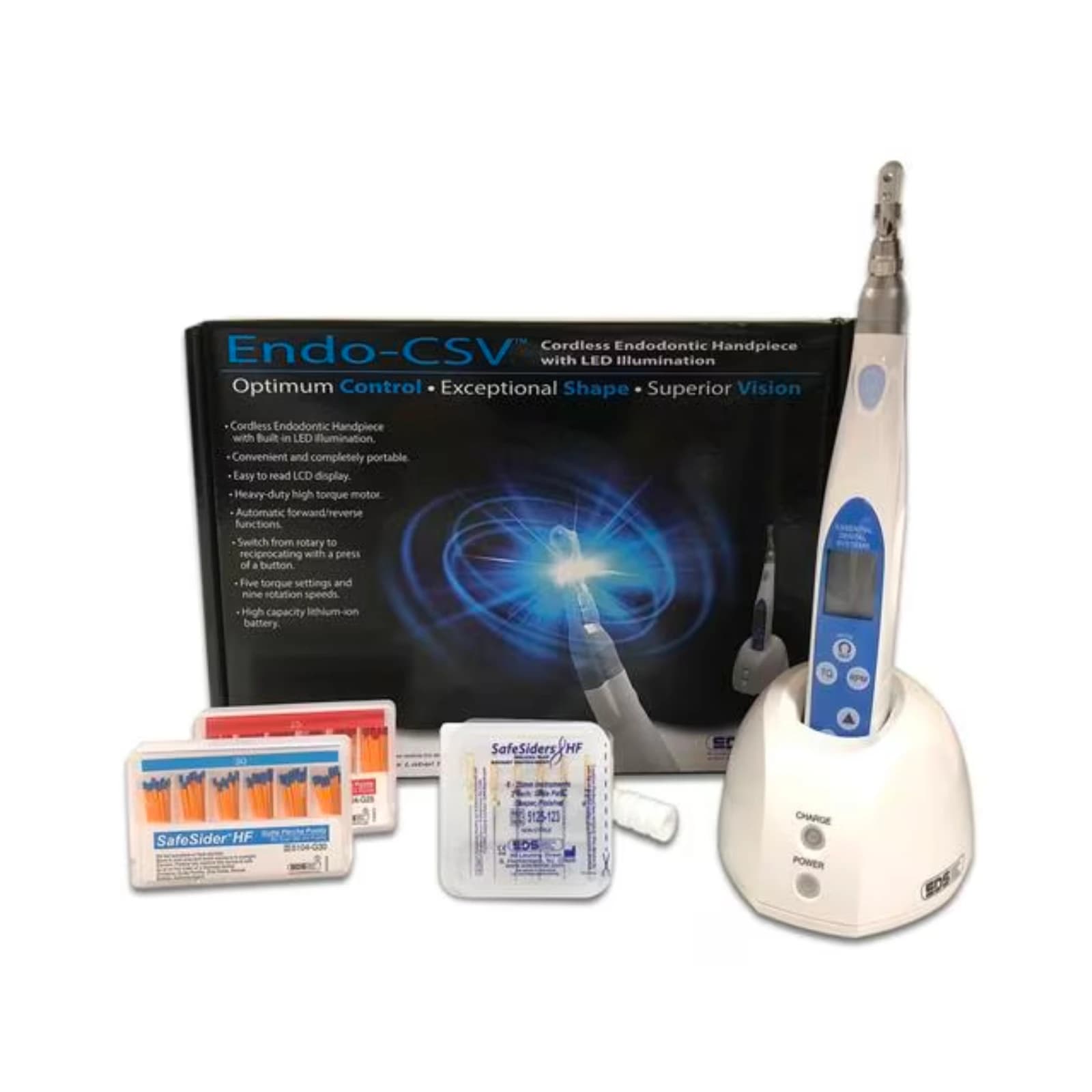 Endo-CSV Handpiece Kit 25mm, Cordless, 5 Torque Settings, 9 Rotation Speeds, 5125-00 thumbnail 2