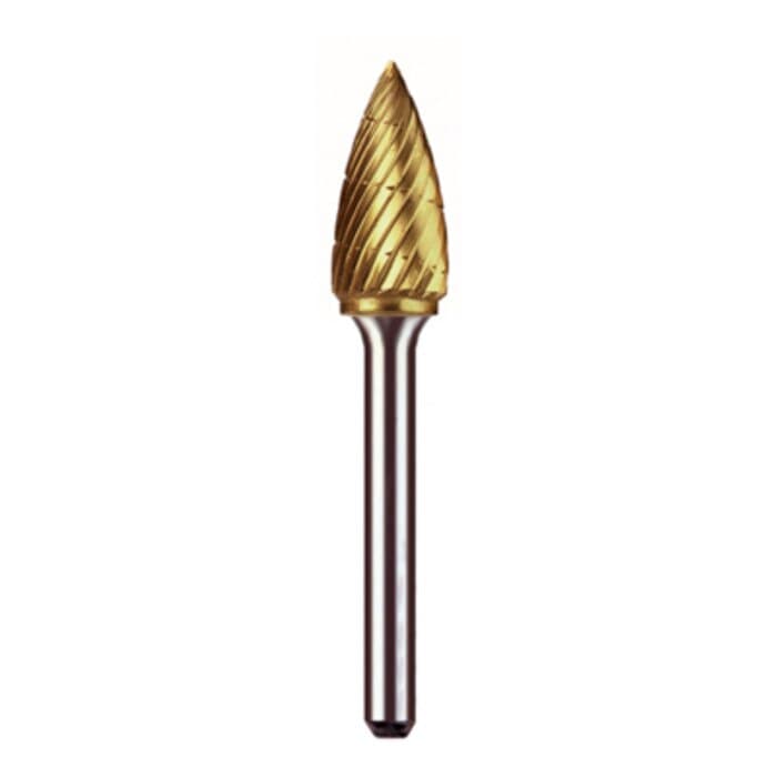Dedeco Goldies Carbide Bur, HP, Regular Cross Cut, # C-1/2, 3/32" Shank, 1/Pk thumbnail 3