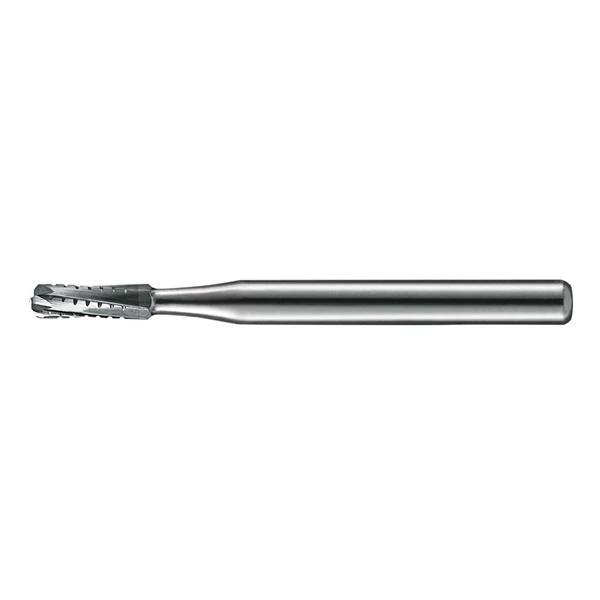 Kerr FGSS 1557 Carbide Bur, Straight Round End Crosscut, Friction Grip Short Shank, 1mm Diameter, 3.7mm Length, 10/Pk thumbnail 2