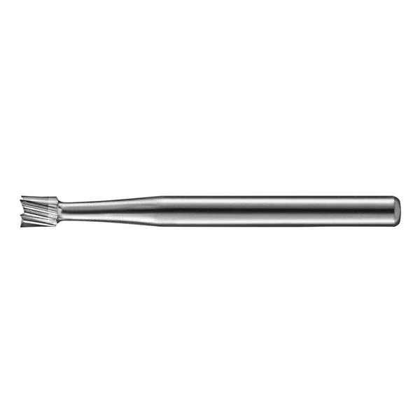 KaVo Kerr Operative Carbide Bur, Inverted Cone, Latch Angle 33 1/2, 6 Flute, 0.6 mm Diameter, 4.0 mm Length, 10/Pk thumbnail 2
