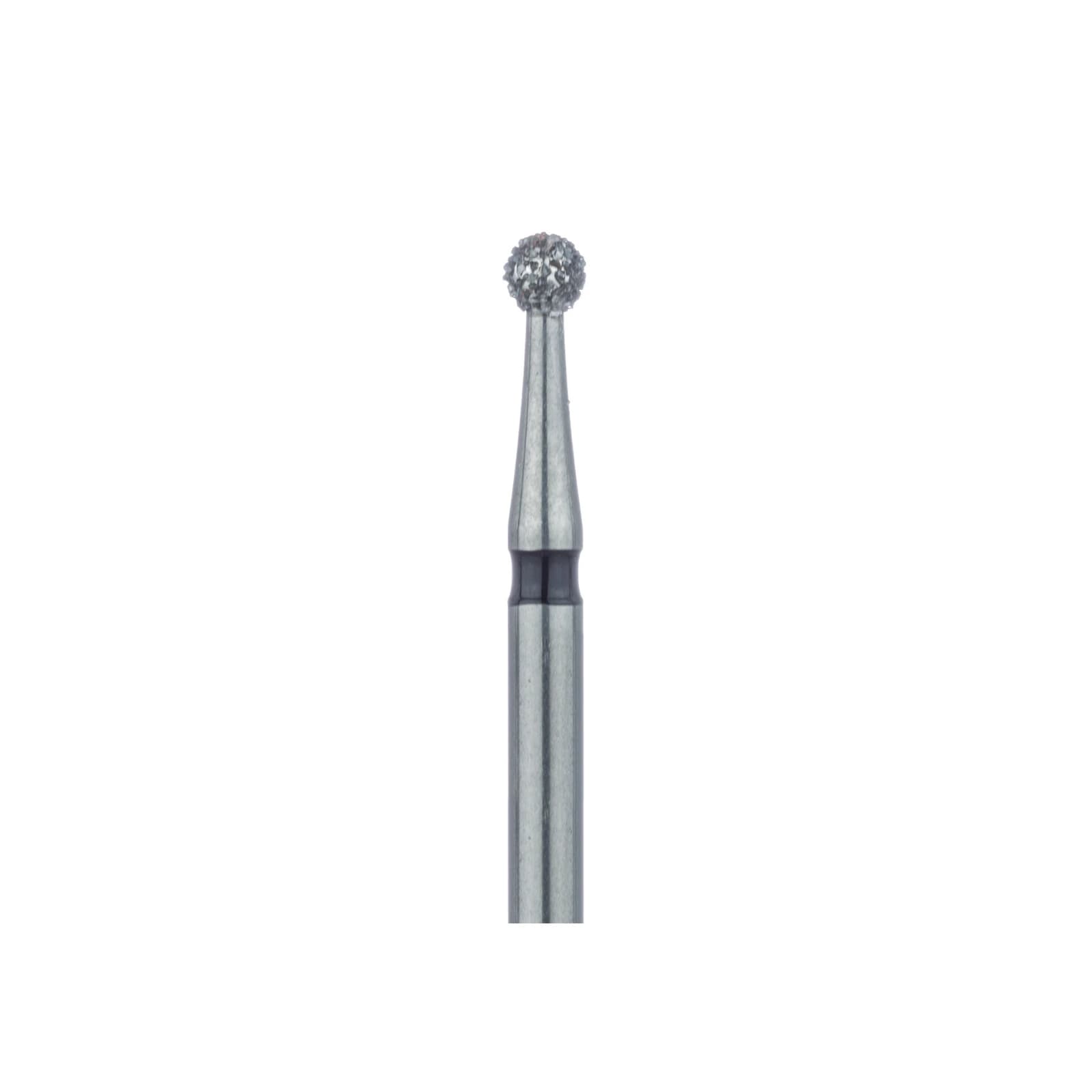 Meisinger 801H-018-FG Diamond Bur, FG, Super Coarse, Black, Round, 1.8 mm Head Diameter, 5/Pkg thumbnail 3
