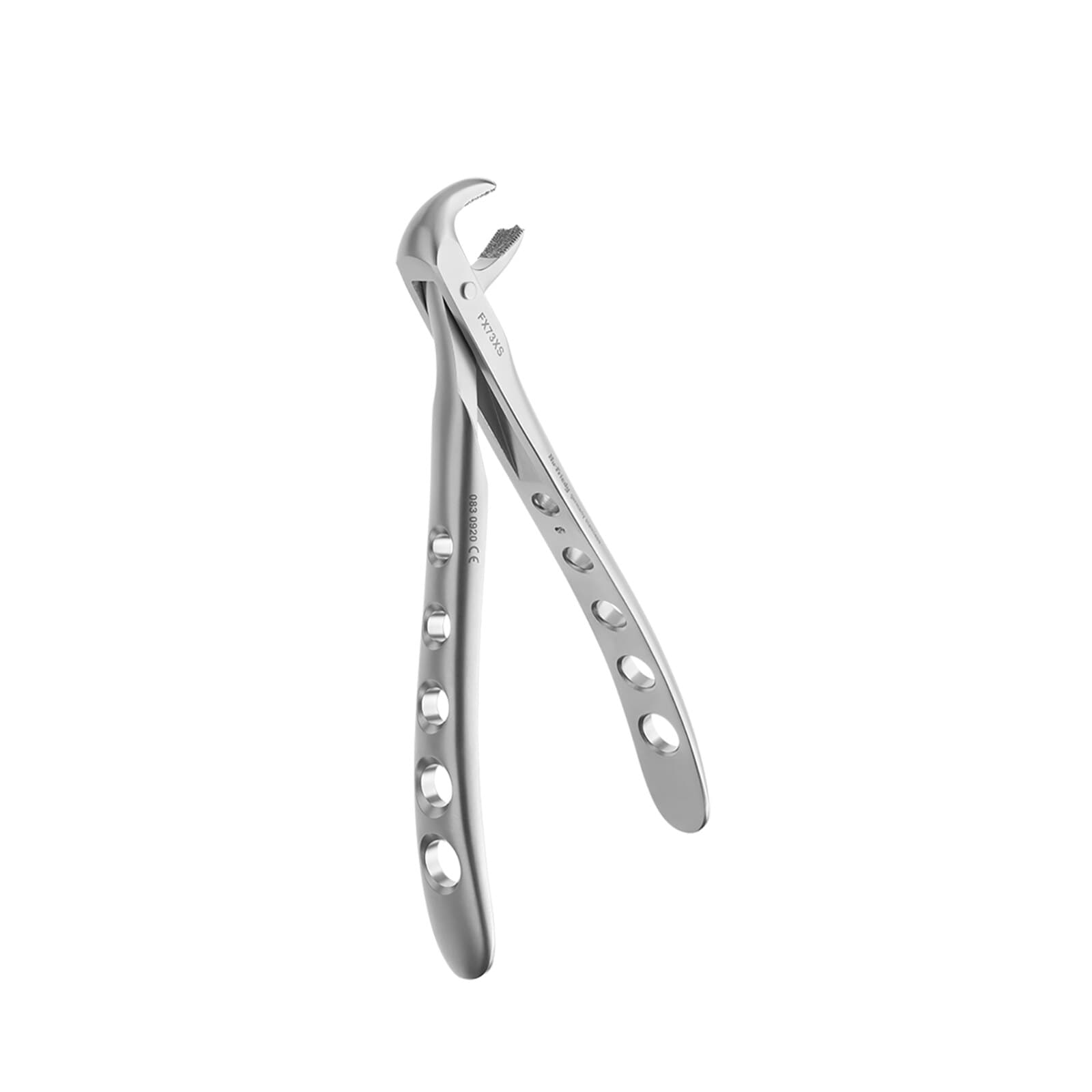 Hu-Friedy Atraumair Diamond-Dusted Extraction Forceps #73, Lower Molars, Serrated, 1/Pkg thumbnail 2