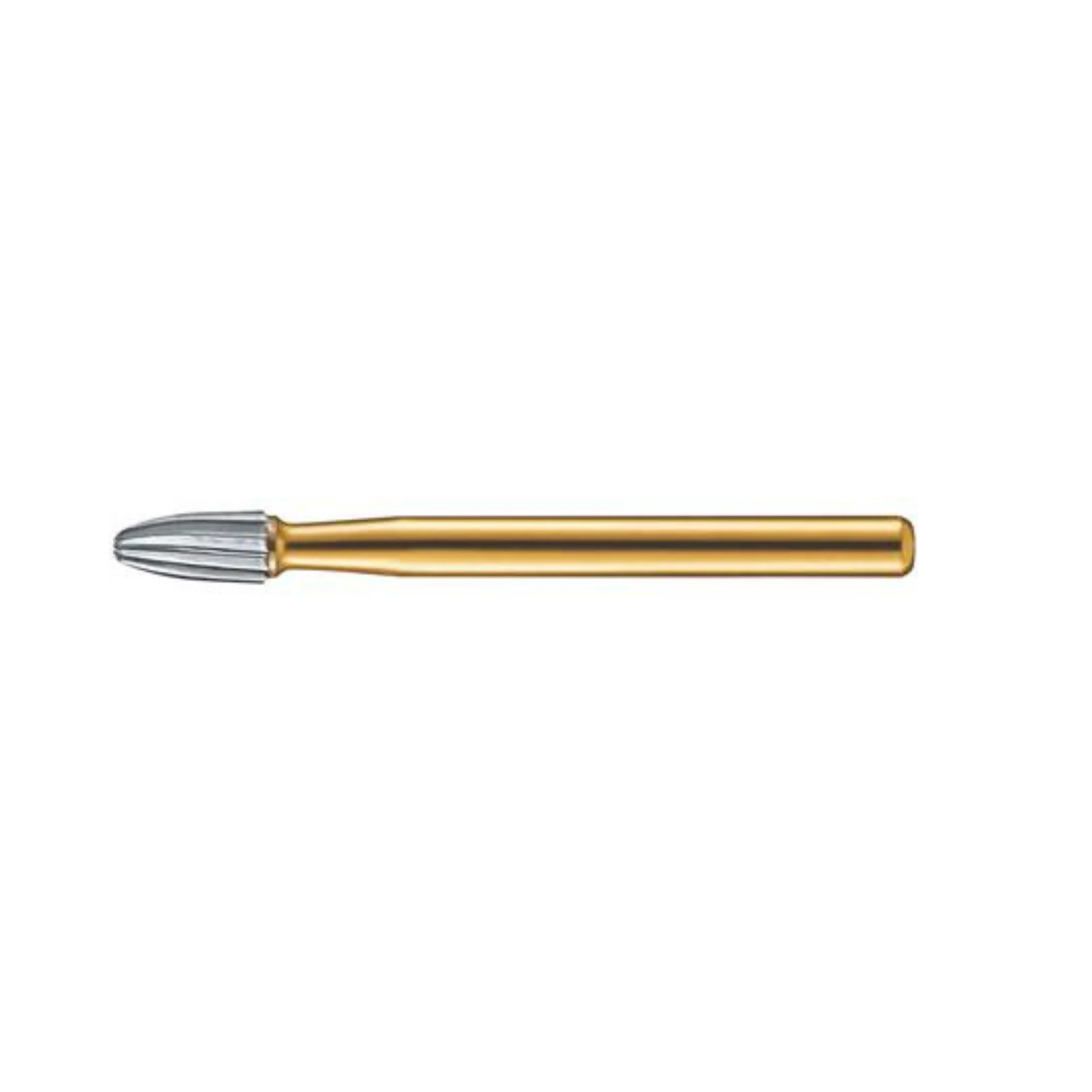 Kerr Trimming & Finishing Carbide Bur FG 7406, Egg Shape, 12 Flute, 1.8mm Diameter, 3.4mm Length, 100/Pk, FG7406-KCC thumbnail 2