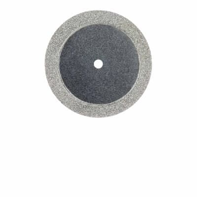 Meisinger 915D Double Sided Edge Diamond Disc, Unmounted, 19mm, 0.25mm Thick, Medium Grit, 1/Pk, 915D-190-UNM - Meisinger 915D Double Sided Edge Diamond Disc 1/Pk - Image 1