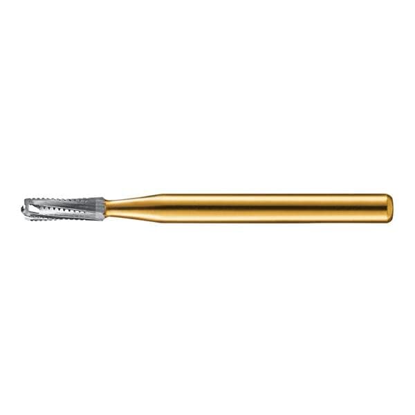 Kerr (KaVo Kerr) FG 1958 Carbide Bur, Fine Cross-Cut, Straight Round End, Friction Grip, 1.2 mm Diameter, 3.7 mm Length, 10/Pk, FG1958-KC0 thumbnail 2