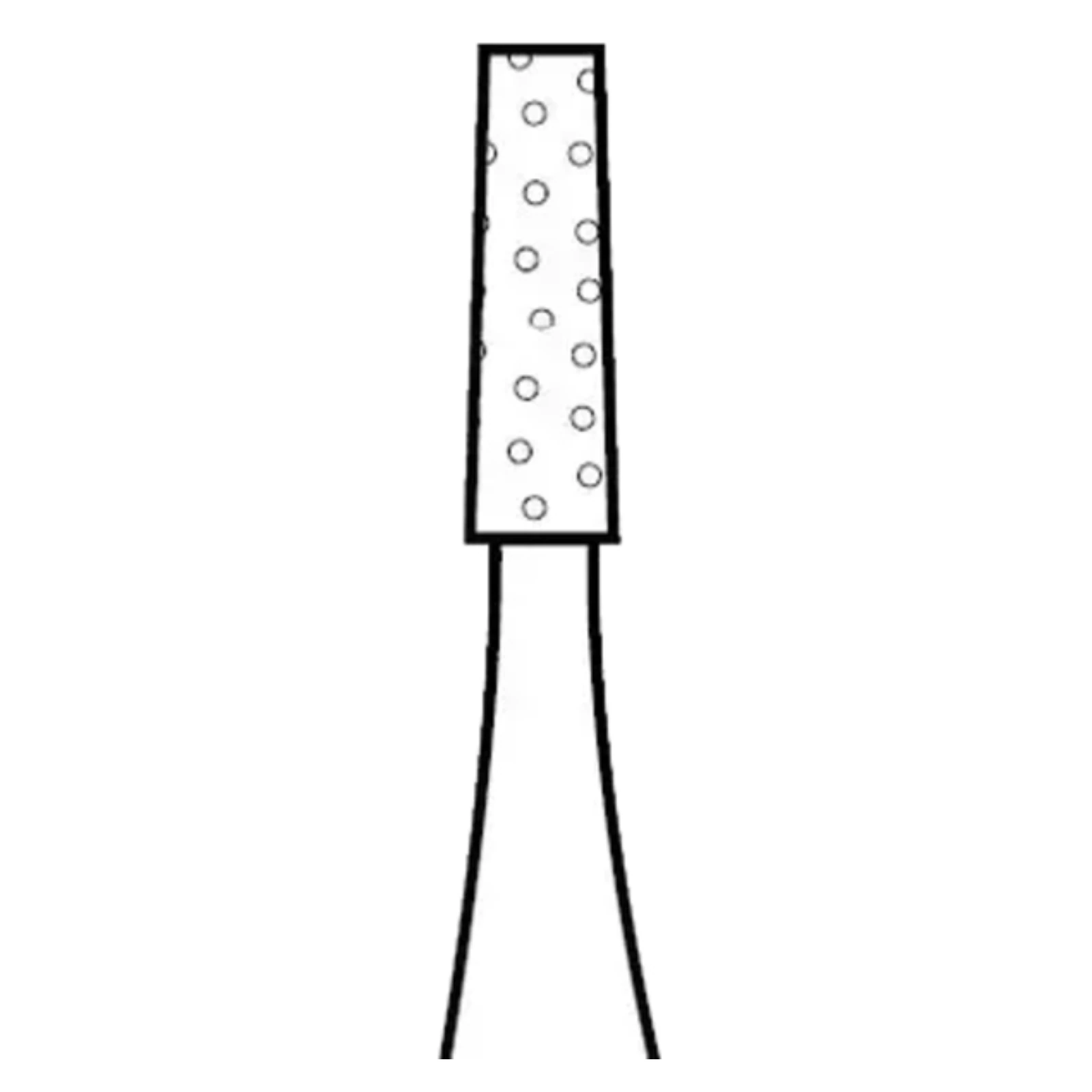 Two Striper Operative Diamond Bur, FG, Flat-End Taper, #556, Medium Grit, Blue Ring, 0.9 mm Major/0.8 mm Minor Diameter, 3.3 mm Head Length, 5/Pk, 2013271 thumbnail 7