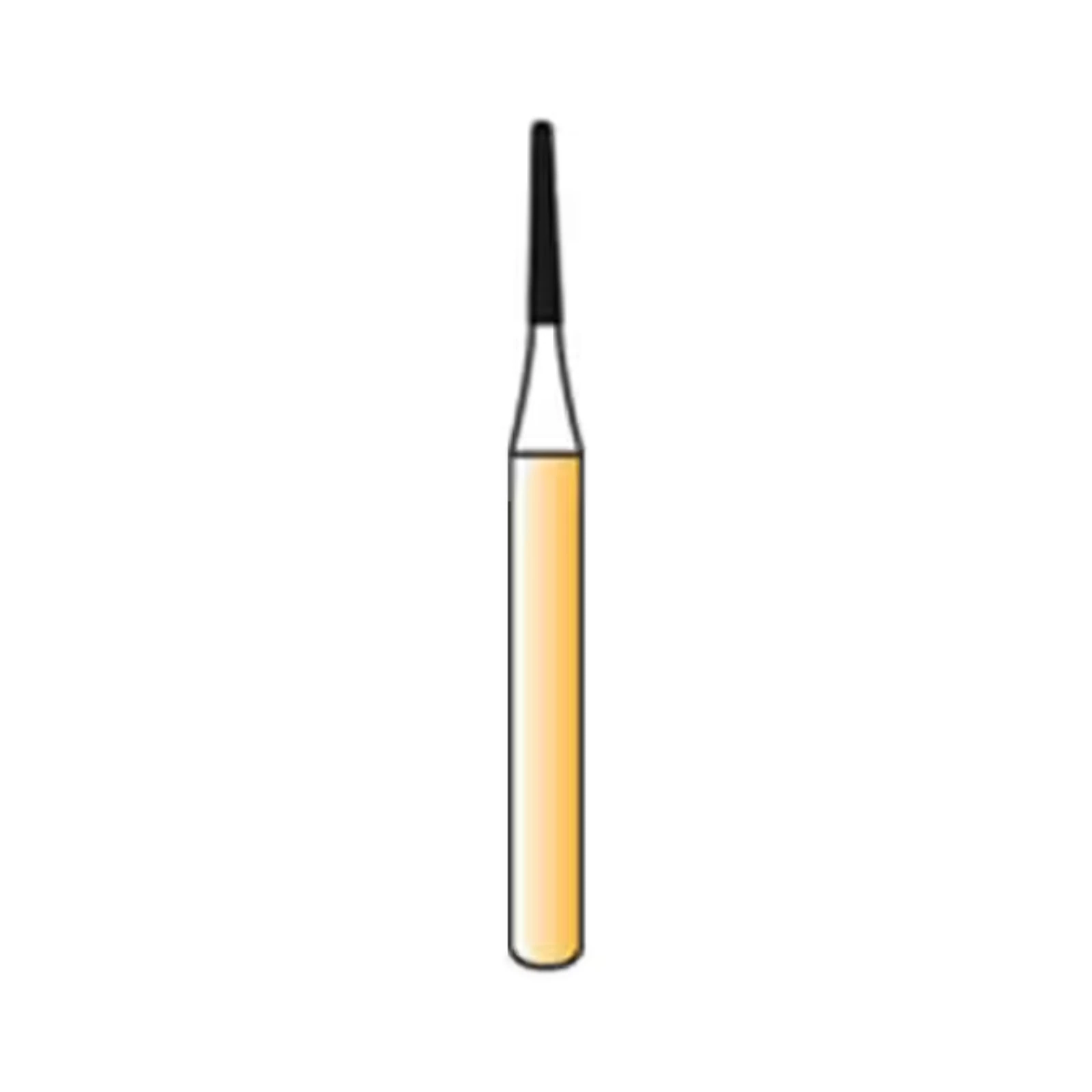 Alpen Carbide Trimming & Finishing Bur, Round End Taper, 12 Flute, Friction Grip, #7642, 1.0 mm Diameter, Pack of 5 thumbnail 2