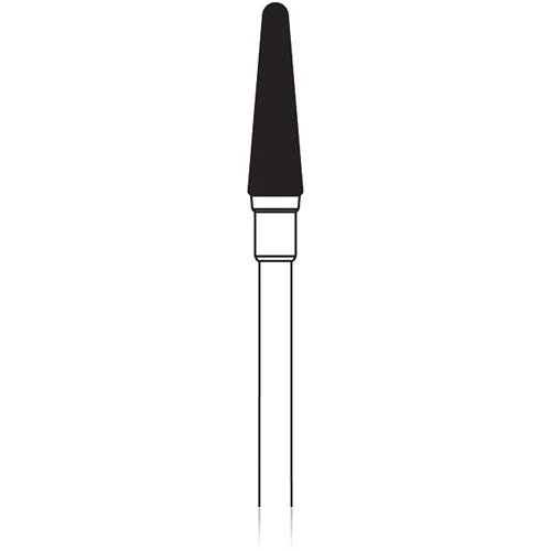 NTI® Universal Cutter SPF, Spiral Fine Cross Cut, Round End Taper, HP Shank, Purple, #UC079SPF-040 thumbnail 2
