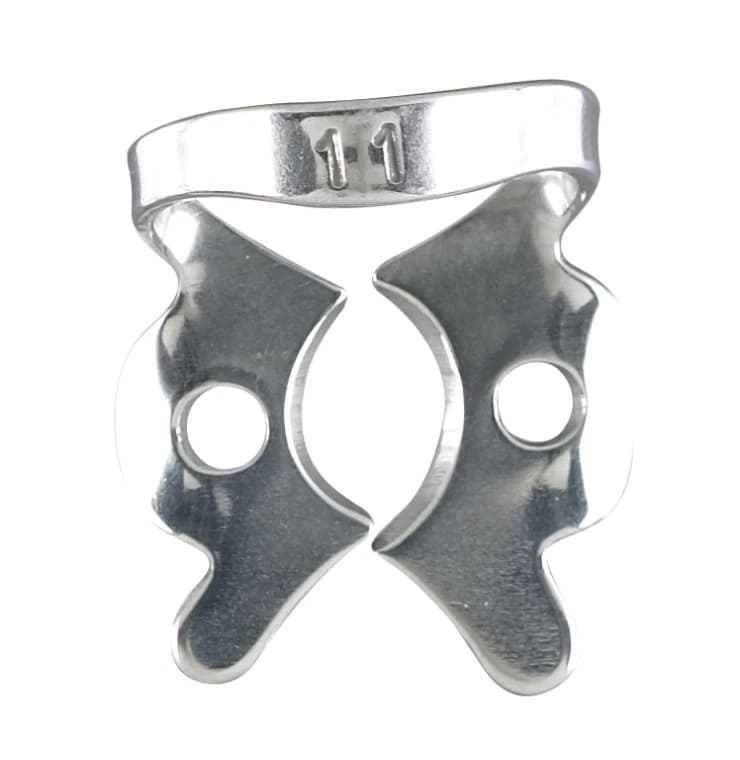 Miltex Rubber Dam Clamp #11, Winged, Molar, Sterilizable, Single Clamp thumbnail 2