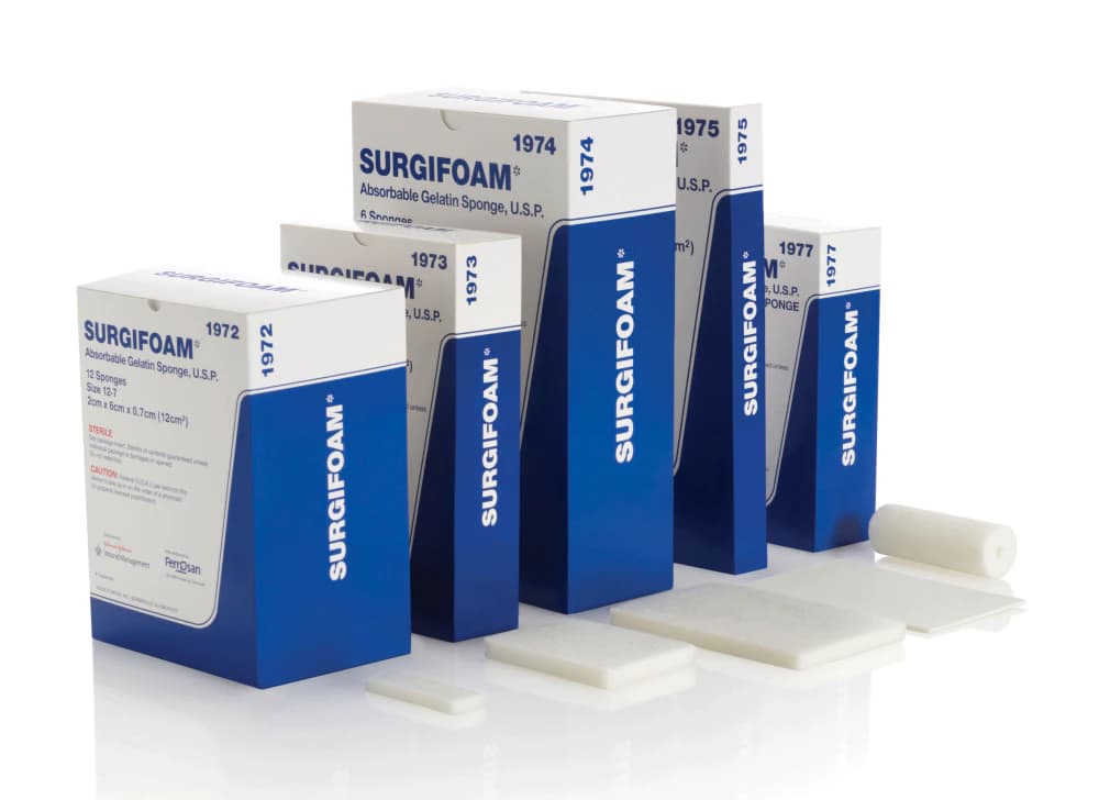 Surgifoam Absorbable Gelatin Sponge, 1cm x 1cm x 1cm, Sterile, 24/Box, 1969 thumbnail 11