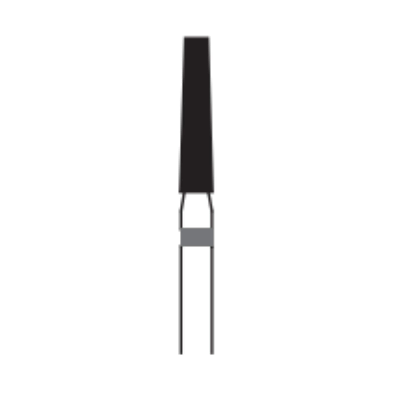Midwest ONCE Sterile Diamond Bur 847-018C, Coarse, Taper Flat End, Friction Grip, 1.8 mm Diameter, 8.0 mm Length, 25/Pk, 1847018C thumbnail 8