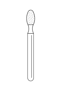 Solo Diamond® Single-Use Diamond Burs FG, Football, #3900, 2.3mm, Extra Fine, Yellow, 25/Pk, 379023EF thumbnail 3
