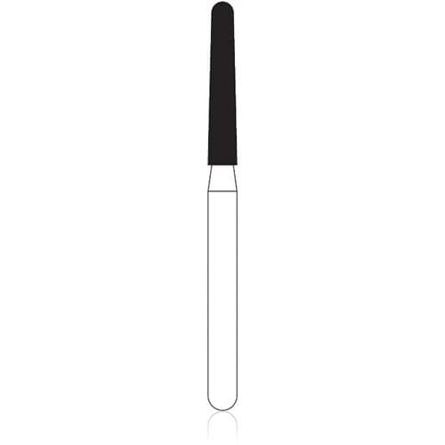 NTI Diamond Bur FG Super Coarse Long Round End Taper #856L-016, 5/Pkg, SC856L-016 thumbnail 2