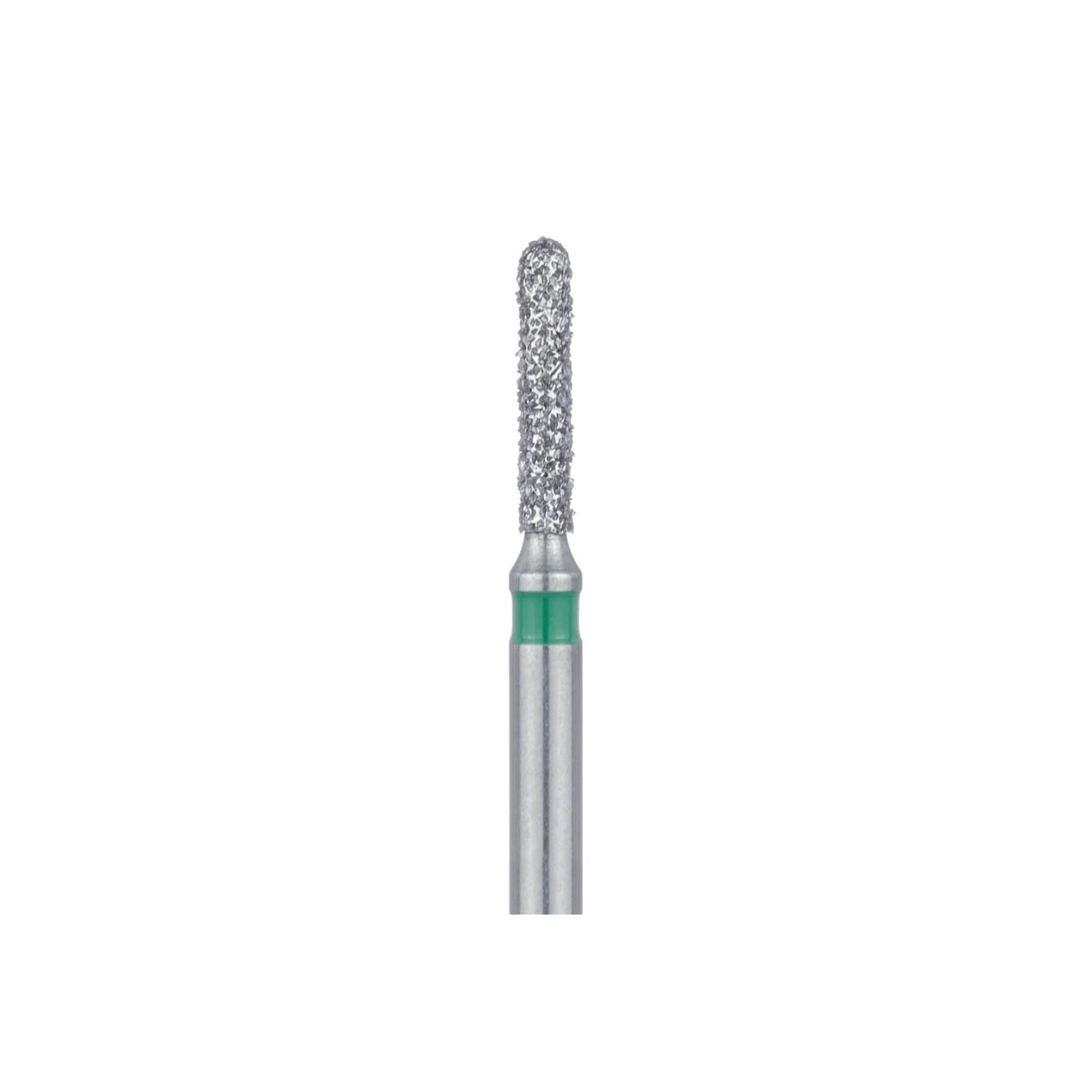 Meisinger 838LG-012-FG Diamond Bur, Round End Cylinder, Coarse (Green), Friction Grip, Long Shank, 1.2 mm Head Diameter, 7.0 mm Head Length, 5/Pk thumbnail 3
